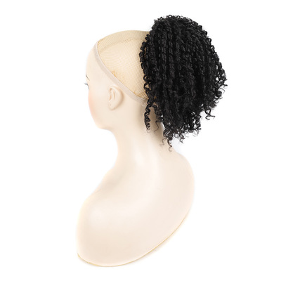 蓬松卷拉绳假发马尾假发