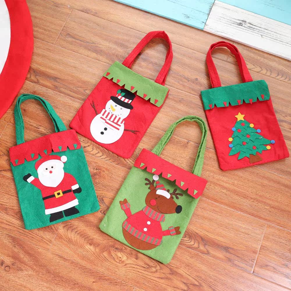 christmas decoration candy bag thickened gift bag圣诞糖果袋
