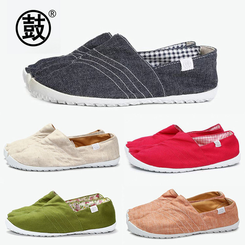 鼓tabi 日本分趾鞋 低帮二趾日系帆布鞋 休闲地下足袋春夏季