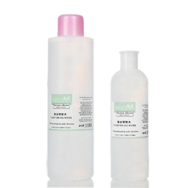{ 500ml/1000ml大瓶装光疗}美甲清洁啫喱水洗笔水洗甲水卸甲水