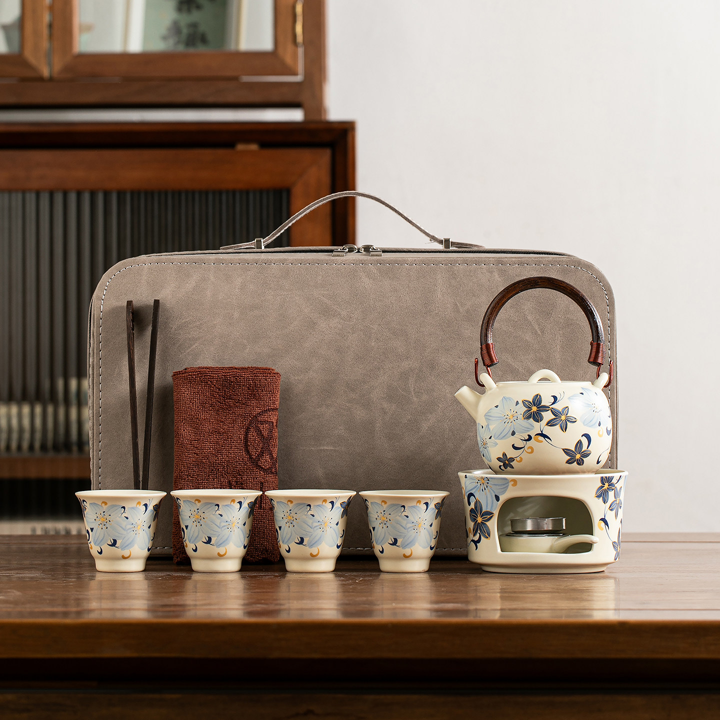 温茶炉泡茶壶蜡烛底座家用煮茶器煮茶炉提梁壶功夫旅行茶具套装,餐饮具,煮茶炉,淘宝优惠券,粉丝福利购,淘宝优惠卷