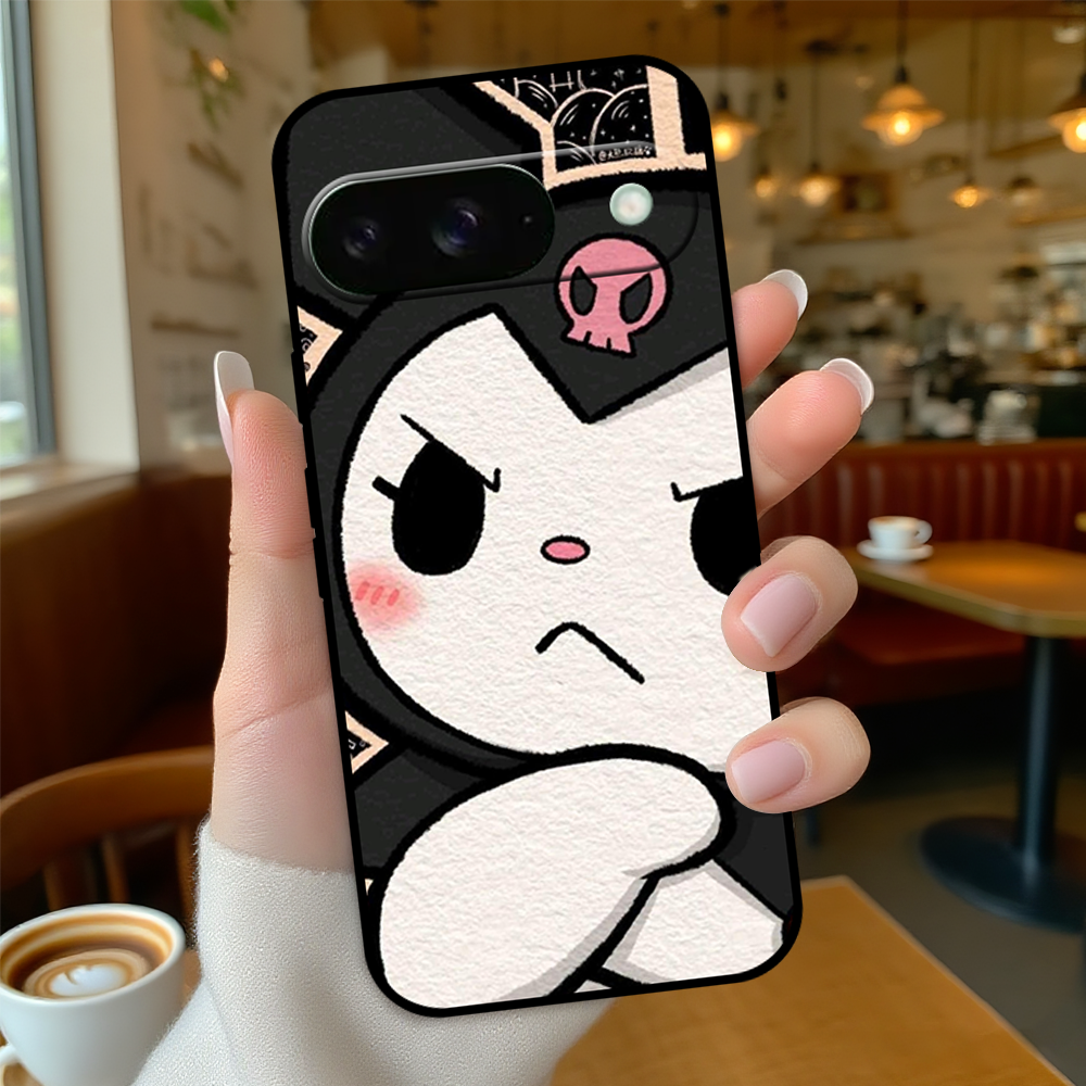 适用库洛米谷歌Google Pixel 9A 10pro xl 10pro 8pro 8a 7a 6a 6pro 5a  xl保护套磨砂卡通防摔手机壳定制