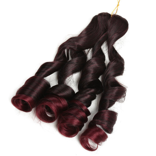 Pre Strentched Wavy Braids French Curl Braiding hair 75g