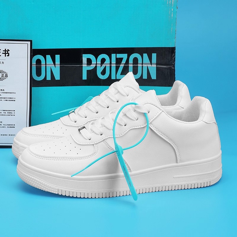 透气小众设计感厚底小白鞋女2025春夏季新款百搭轻便板鞋休闲鞋