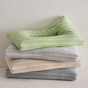 单孔护耳枕打耳孔卧床漏耳养耳洞荞麦枕纯棉单耳老人用侧睡不压耳