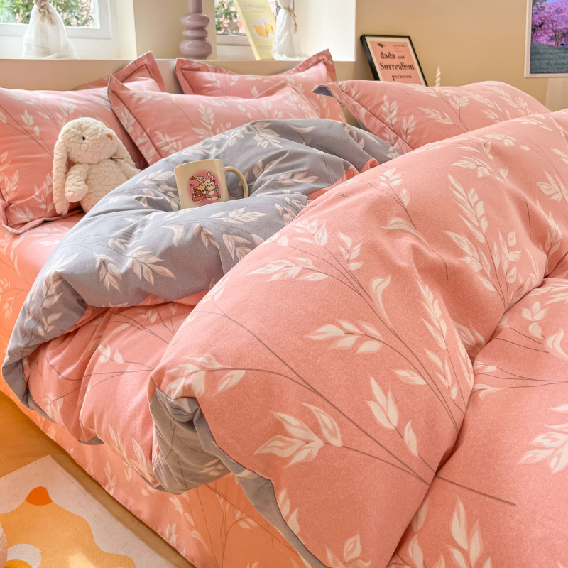 纯棉磨毛被套单件加厚100全棉