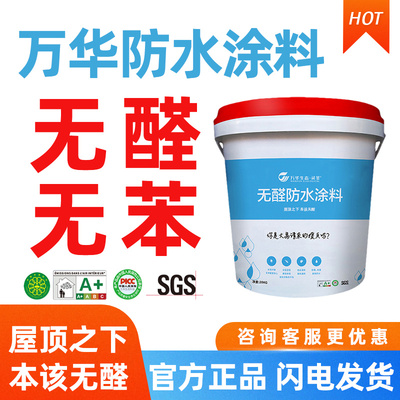 万华无醛柔性防水涂料堵漏王止漏