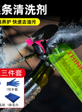 智骑自行车链条清洗剂公路车山地车身牙盘飞轮传动保养链条油套装