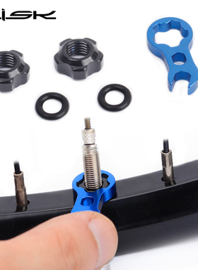 RISK法嘴螺母山地公路死飞自行车内胎气门嘴铝合金真空胎气嘴螺帽