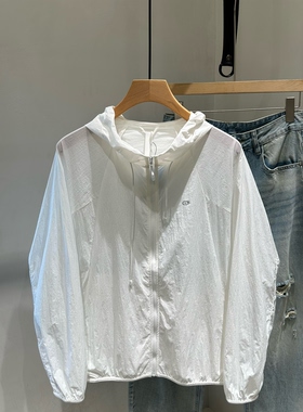 INTROVERT 日系简约夏季薄款防晒服男宽松百搭轻薄凉感连帽外套潮