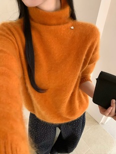 韩系简约百搭高领羊毛羊绒打底 新款 sheep 2025冬季