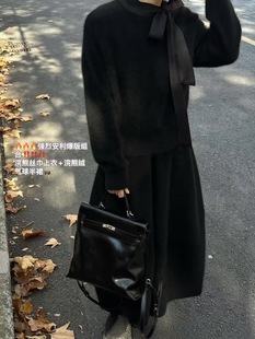 韩系浣熊丝带款 新款 毛衣 2025冬季 mone