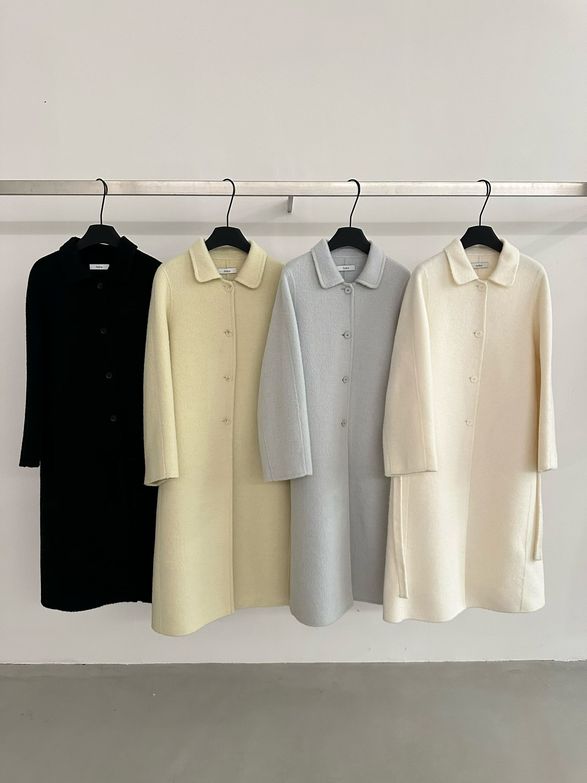 Aelita  2025秋冬新款韩系简约百搭翻领双面羊毛大衣 （2312）