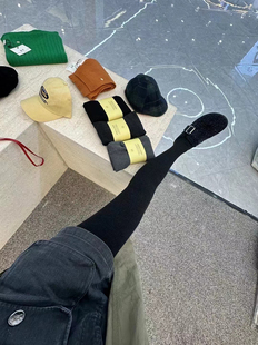 ST 2025冬季微压瘦腿袜哑光不掉档秋冬中厚绒330g连脚打底瘦瘦袜