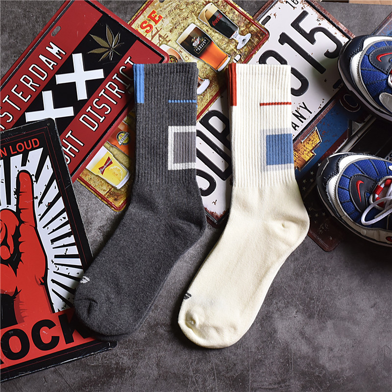 显示器袜子潮流嘻哈欧美长袜ins