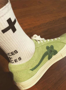 INS百搭运动外穿中长筒袜子欧美街头嘻哈潮男潮袜女冬新socks