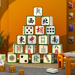 网红麻将雀馆房背景墙壁面拍照区布置摆件打卡棋牌艺室装饰挂贴画
