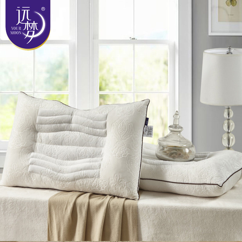远梦枕头幽香决明子舒适枕护颈安睡枕透气雕花枕芯单枕对装枕头