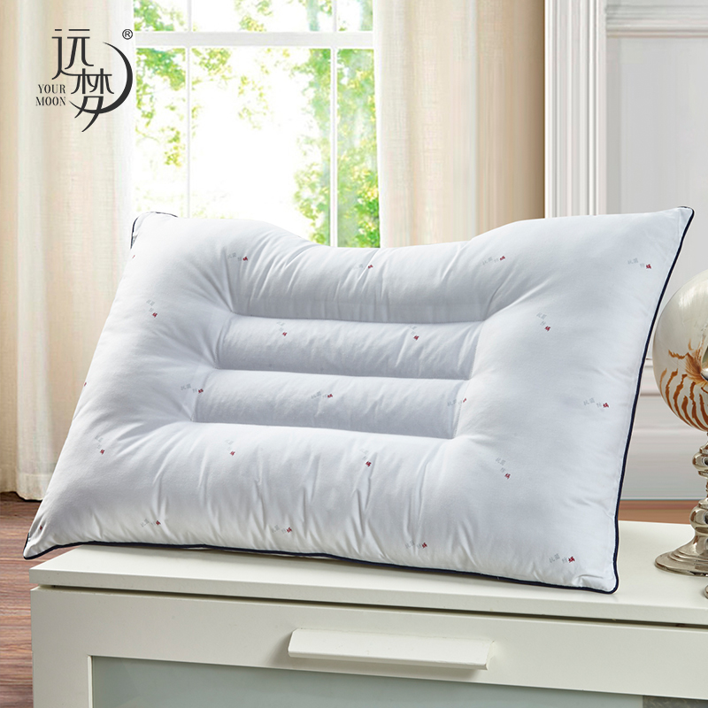 远梦枕头护颈枕学生舒适单人荞麦枕单只成人白色定型枕对装送枕套