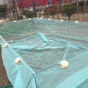 加盖超大养殖大小鱼专用网箱养鱼虾黄鳝网箱10目网箱拉链带盖养殖