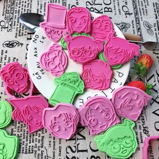 柯南烘焙模具翻糖饼干模具个性动漫饼干模具定制