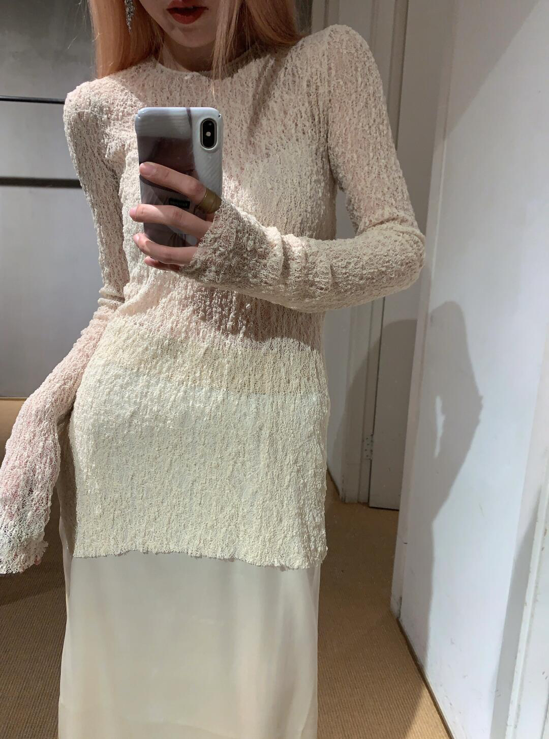 UMASTAND·蛛网款蕾丝打底 ｜白、黑、红棕、暗绿四色