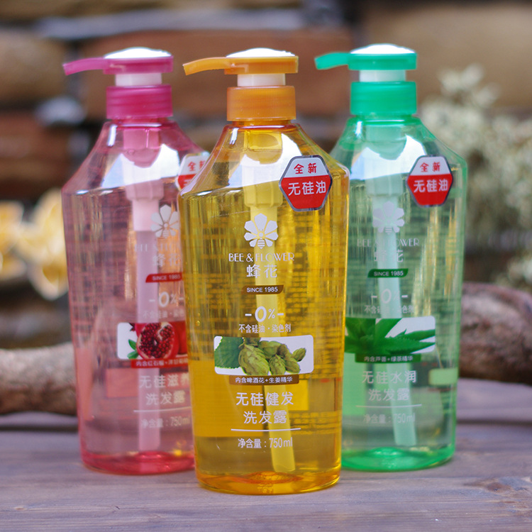 蜂花无硅油滋润红石榴洗发水