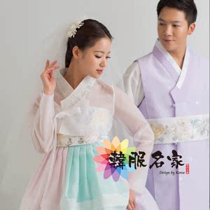 [韩服名家租赁店铺]韩国进口高档女士新娘传统韩服出租/在一起