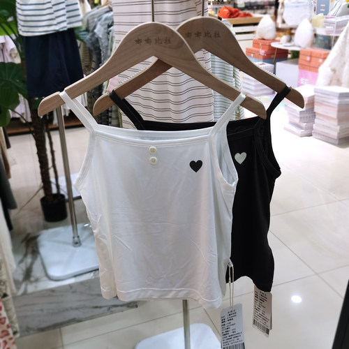 托比凯莉儿童吊带背心夏季薄款优可丝女童小中童打底可外穿