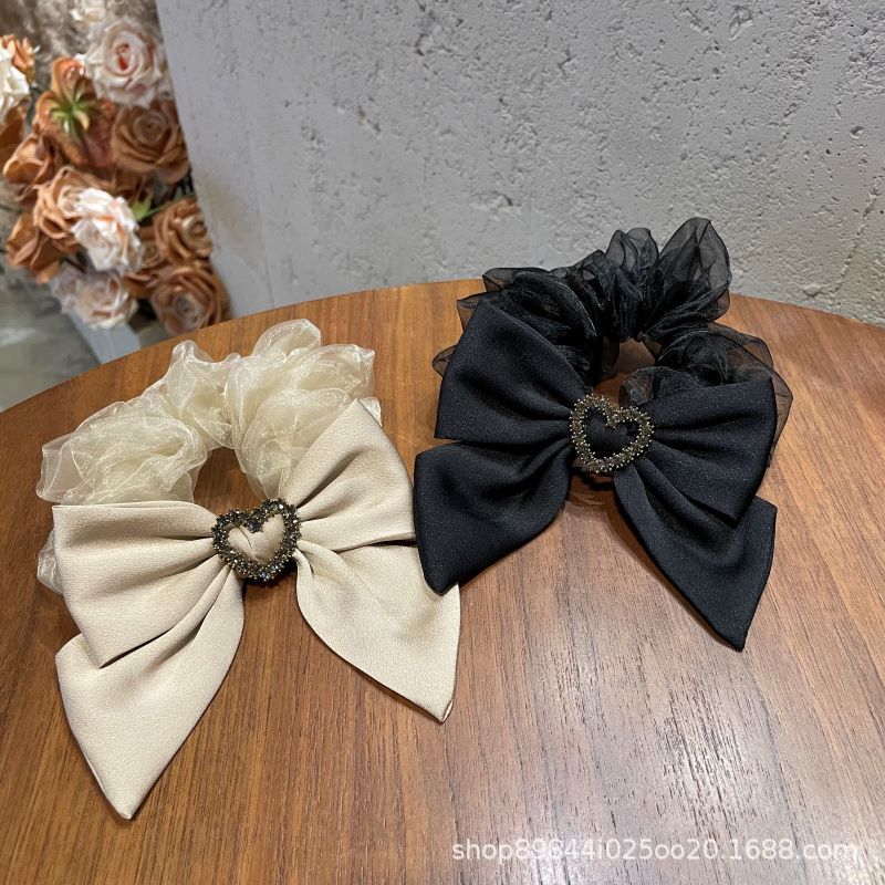 韩国东大门欧根纱结发绳发圈女