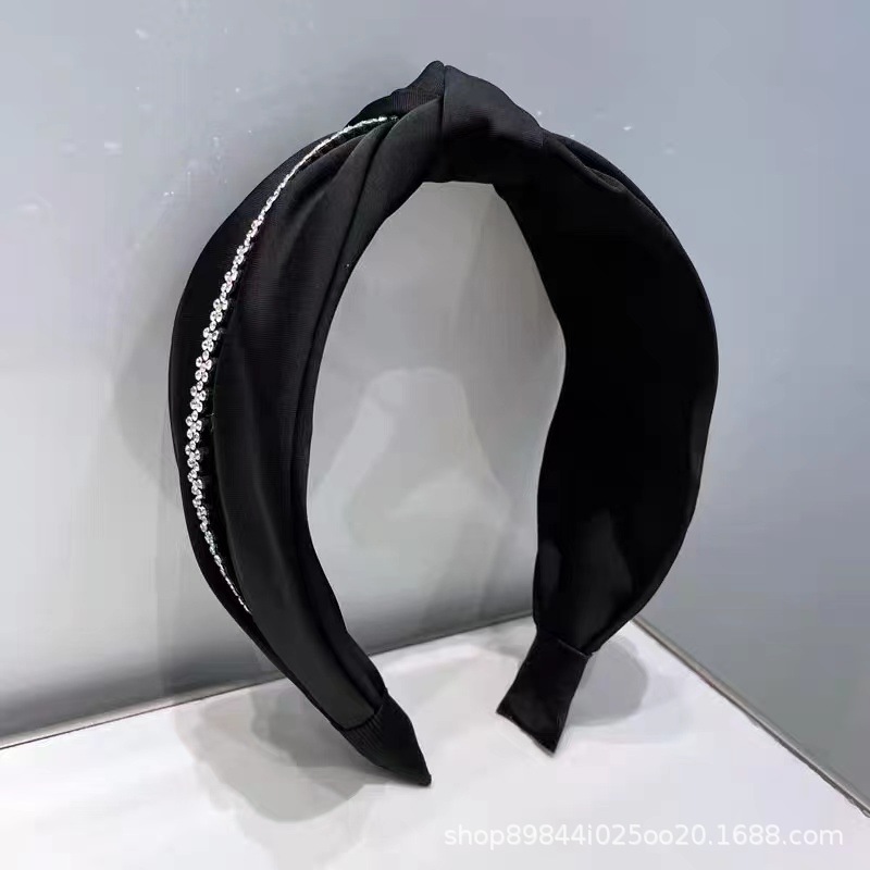 缎面高级感宽边发箍女法式气质