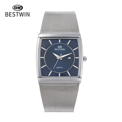 简约外贸时尚超薄方形手表男士网红商务男表气质石英表wristwatch