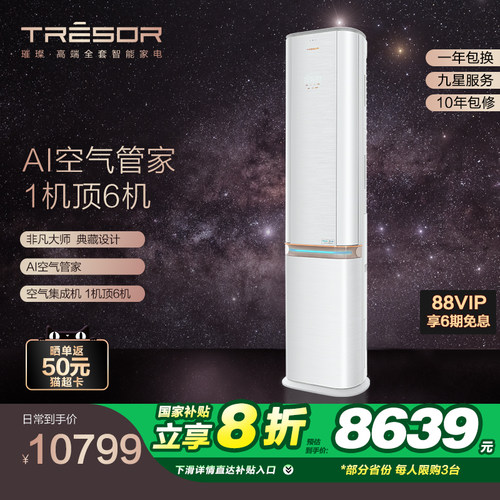 海信3匹璀璨新风空调增氧一级家用落地立式柜机KFR-72LW/C320V-X1