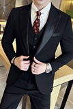 男士结婚礼服单排枪驳领西服修身新郎伴郎服单西A407/XZ336/P135，男装西服，电商A407