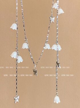 温柔双高级感层叠链颈链锁骨设计