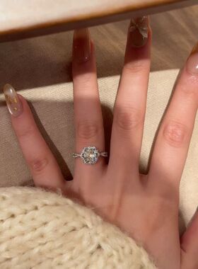 鸽子超闪蛋爆款简约戒时尚戒指