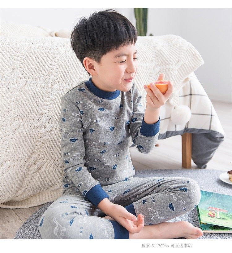 顶呱呱男孩儿童保暖内衣套装半高领纯棉中厚中学生秋衣秋裤顶瓜瓜,童装/婴儿装/亲子装,内衣套装,淘宝优惠券,粉丝福利购,淘宝优惠卷