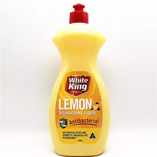 清洁去油污 澳洲进口whiteking柠檬味阳光洗洁750ml浓缩洗碗液