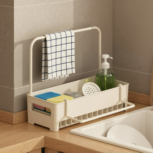 厨房水槽置物架多功能台面水池洗碗槽沥水架家用收纳架水槽收纳架