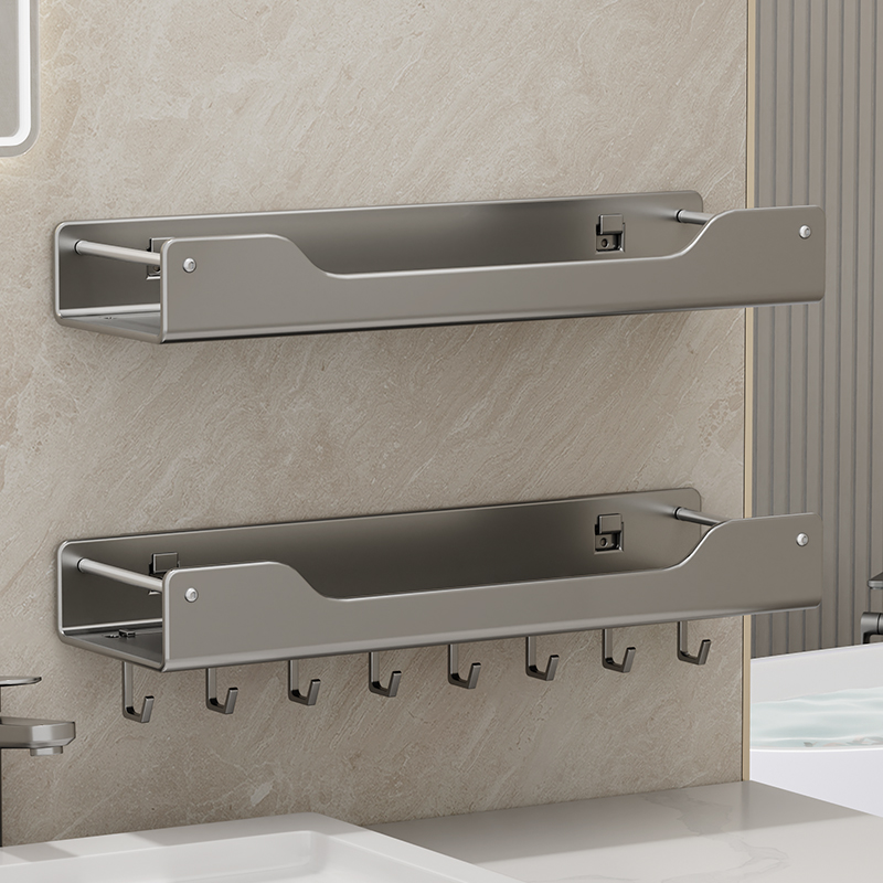 卫生间架子置物架浴室洗漱台洗手间挂墙上冲凉房淋浴间化妆品收纳