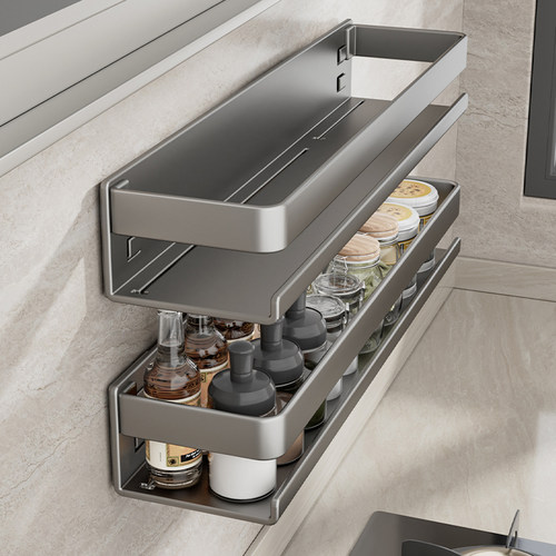 厨房置物架调料架壁挂墙上收纳架