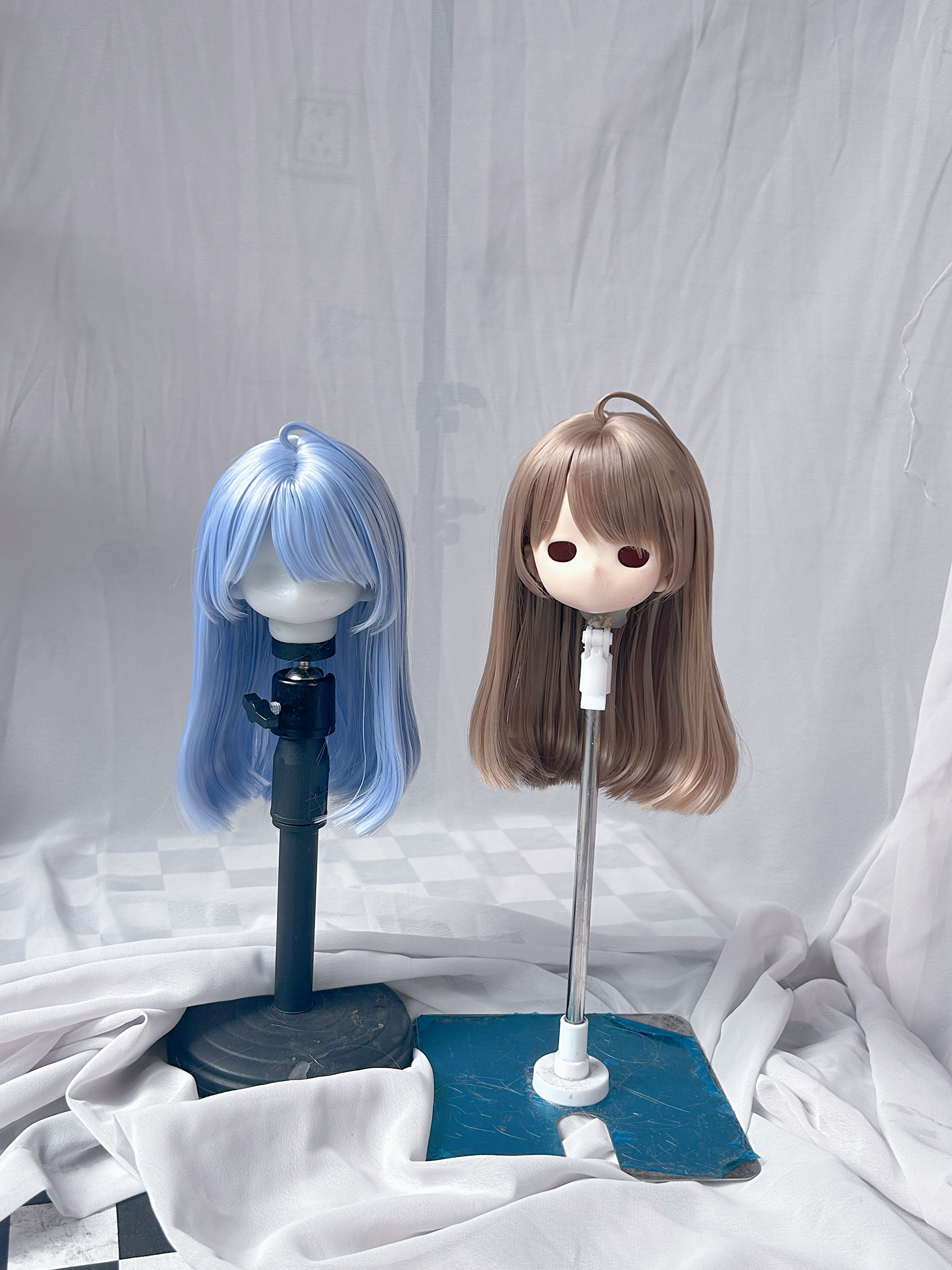 【工期三周】bjd/mmd 假发三分四分六分手改毛 螳螂窝熊妹熊蛋