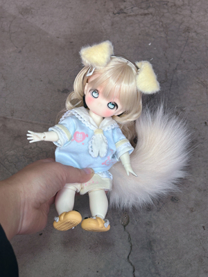 bjd娃用兽配发箍/头饰 狗狗耳朵 趴趴狗耳发箍 四六分/三分/mdd