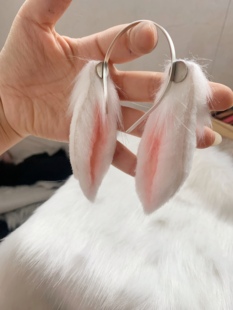 bjd娃用兽配发箍/头饰 垂耳兔耳朵 兔耳发箍 四六分/三分/mdd