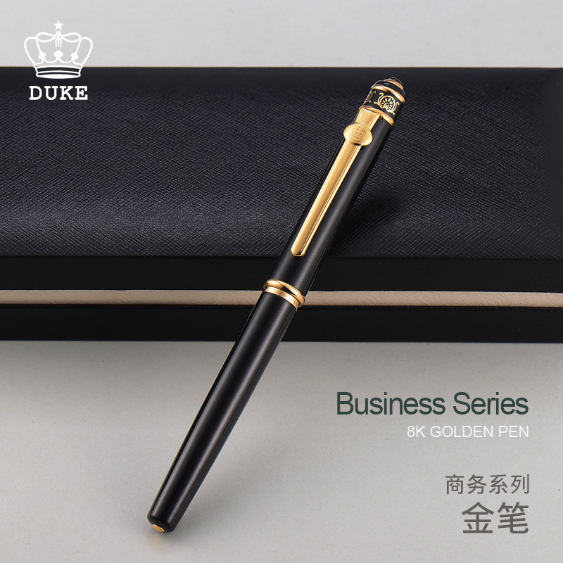 duke德国公爵钢笔男士高档精致14k金笔尖礼物送礼正品8k金笔练字书写