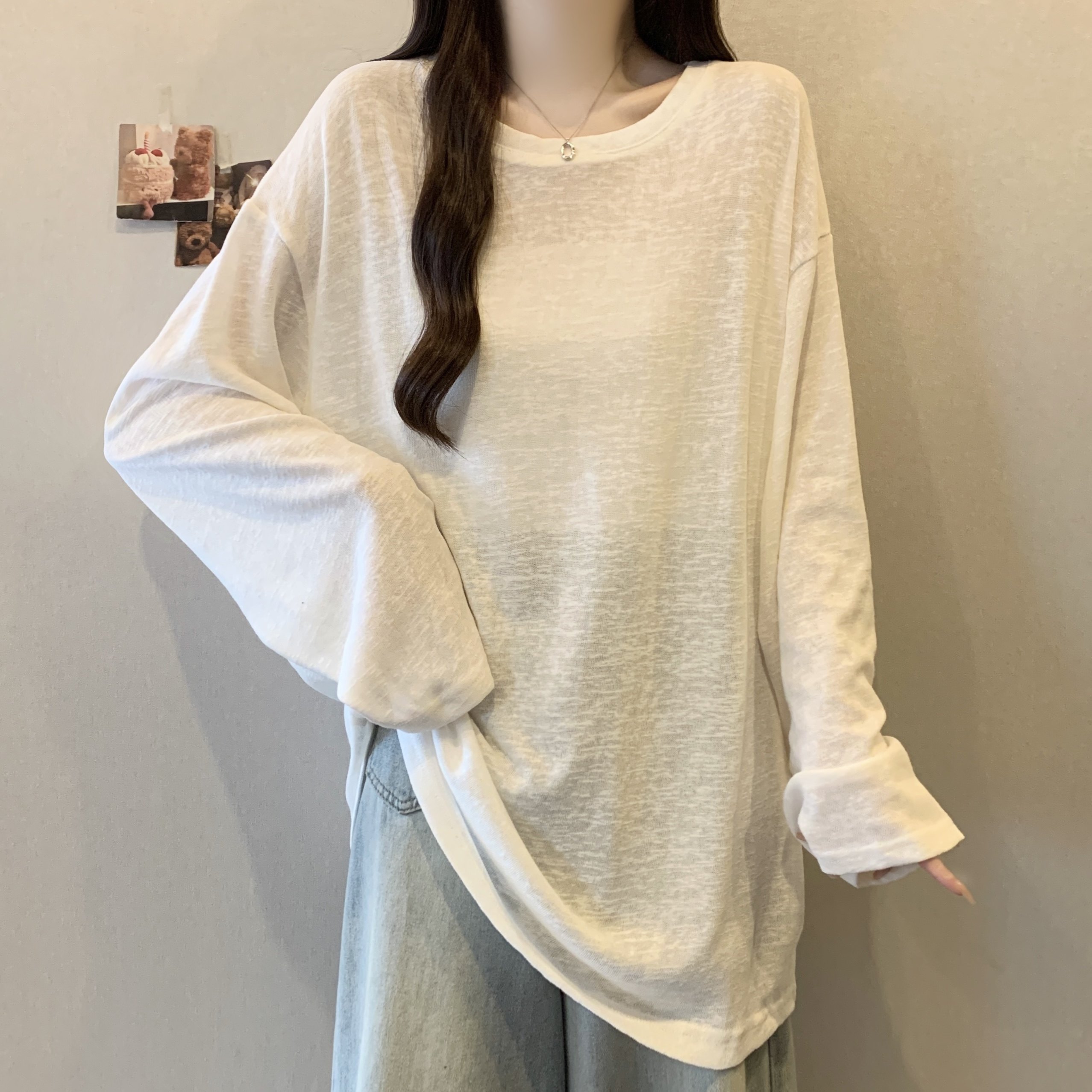 2026春季新款韩系简约百搭长袖T恤女大码胖mm宽松显瘦休闲上衣潮,女装/女士精品,T恤,淘宝优惠券,粉丝福利购,淘宝优惠卷
