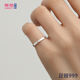 尾戒女小指纯银小众设计单身闭口999足银男士 独特尾戒素圈防小人