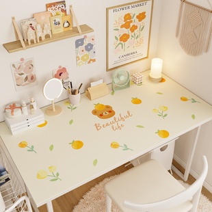 学生可爱护眼书桌桌垫儿童学习专用桌布垫子办公室电脑皮革桌面垫