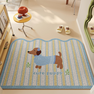 家用入户门地垫门外进门门口高级感免洗地毯玄关耐脏除尘丝圈脚垫