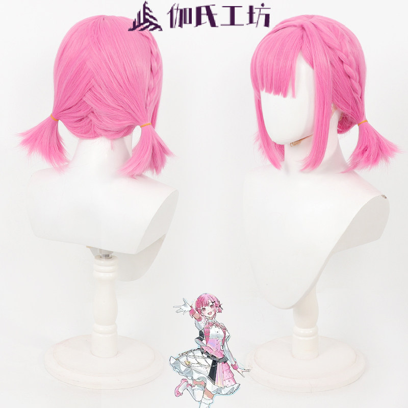 感谢祭凤笑梦cos假发一体双马尾